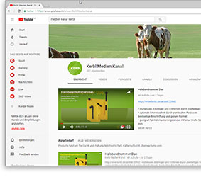 Screenshot Kerbl Youtube Kanal