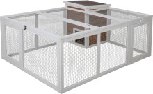 Outdoor Pen with integrated Shelter House