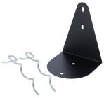L-shaped mounting bracket with two ground rods