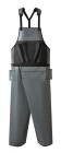Hoof trimmer apron with leg cut-out