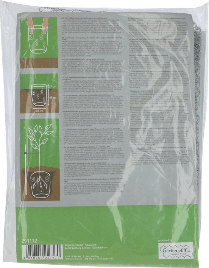 Windhager Corbeille De Protection Contre Les Campagnols - ∅60x70 Cm