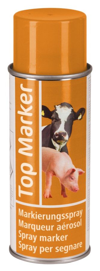 Kerbl Top Marker Spray Marquage Bétail Vert 500 Ml – Marquage Intense Rapide Pour Bovins Chèvres Porcs, Séchage Express Couleur Vive