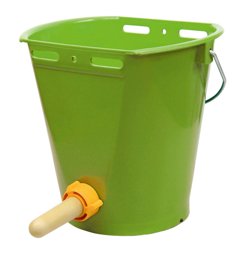 Seau Pour Veau Kerbl 3257 - 6 Litres, Pour Alimentation Et Abreuvement