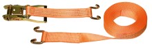 Sangle d’arrimage à cliquet avec crochets à griffe