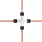 Connecteur croisé pour fil Litzclip®