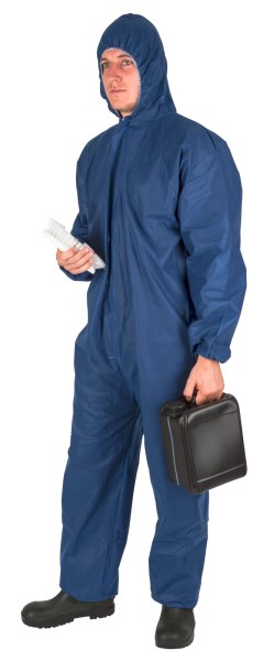 Combinaison Jetable Kerbl Blanc Taille XXXL - Protection Poussière Et Éclaboussures - Capuche Et Élastiques